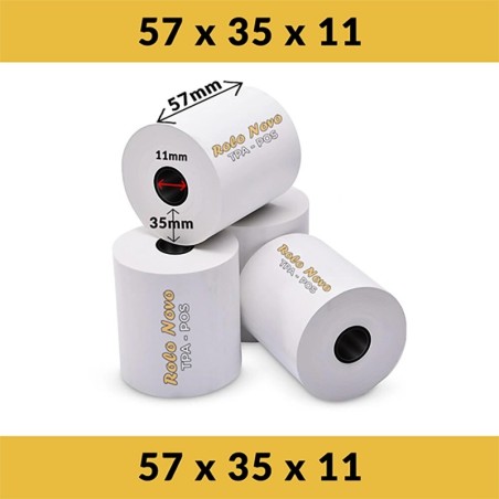 Rolos de Papel Térmico Recomendados para TPA's